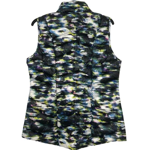 Tangerine Black Multi Color Duck Down Puffer Vest Large Outdoor Active - Picture 2 of 11